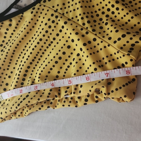 Retro Yellow Pixie Dress - Picture 8 of 9